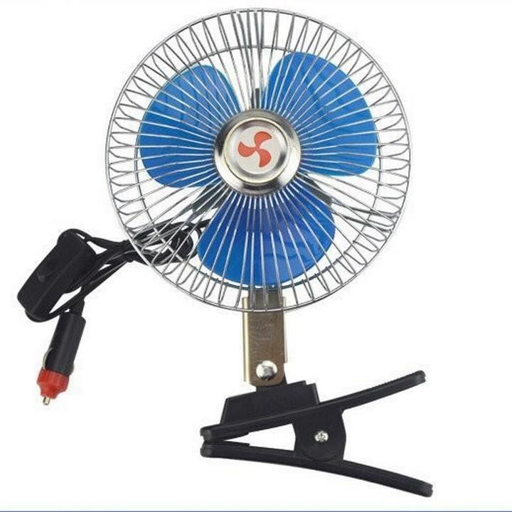 Quạt lồng chất lượng cắm tẩu dùng cho ô tô 12v và 24v có túp năng quay