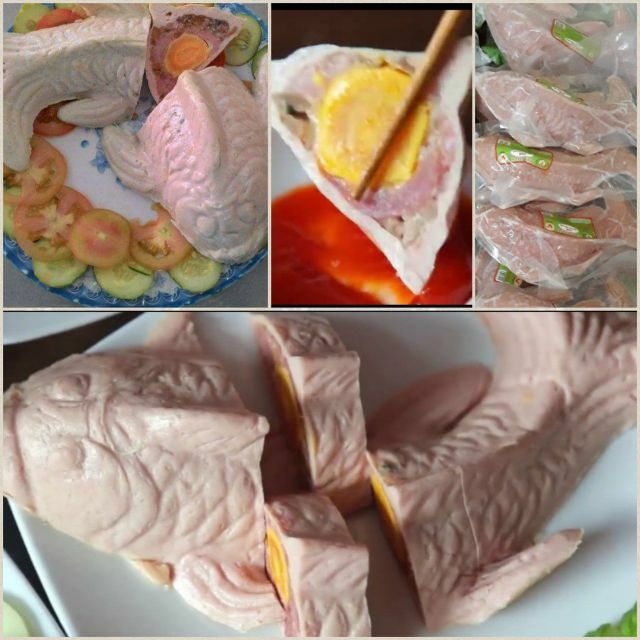 CHẢ HOA HÌNH CON CÁ 500gr