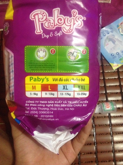 Combo 72 miếng tã quần size L Thạch thảo Papy's + KM bvs cho mẹ