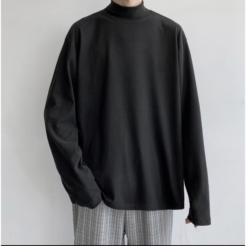 Áo cổ lọ nam tay dài, áo thun nam dài tay phong cách Hàn Quốc