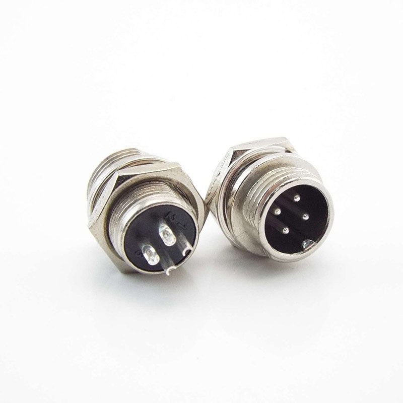 Ổ Cắm Chuyển Đổi Gx12 Đầu Đực 12mm Sang Đầu Cái 2 / 3 / 4 / 5 / 6 Pin Loại VNK2