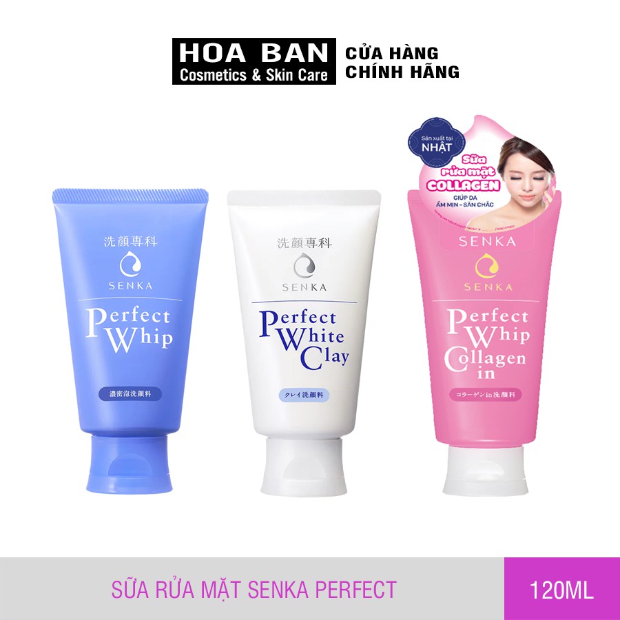 Sữa rửa mặt Senka Perfect - HB0043