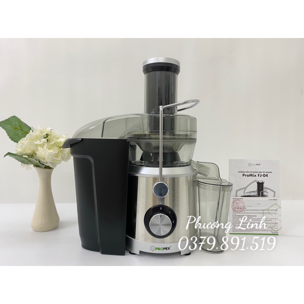 Máy ép trái cây nhanh Promix FJ-04 Công suất 1000W - Hàng chính hãng - BẢO HÀNH CHÍNH HÃNG 36 THÁNG