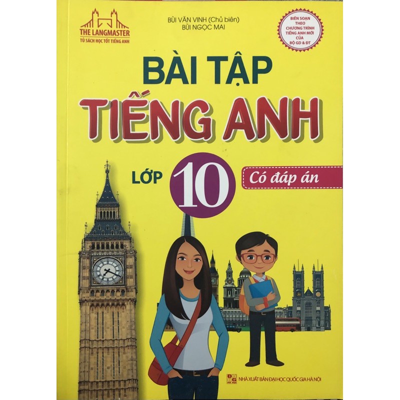 Sách - Bài tập tiếng anh lớp 10 (Có đáp án)