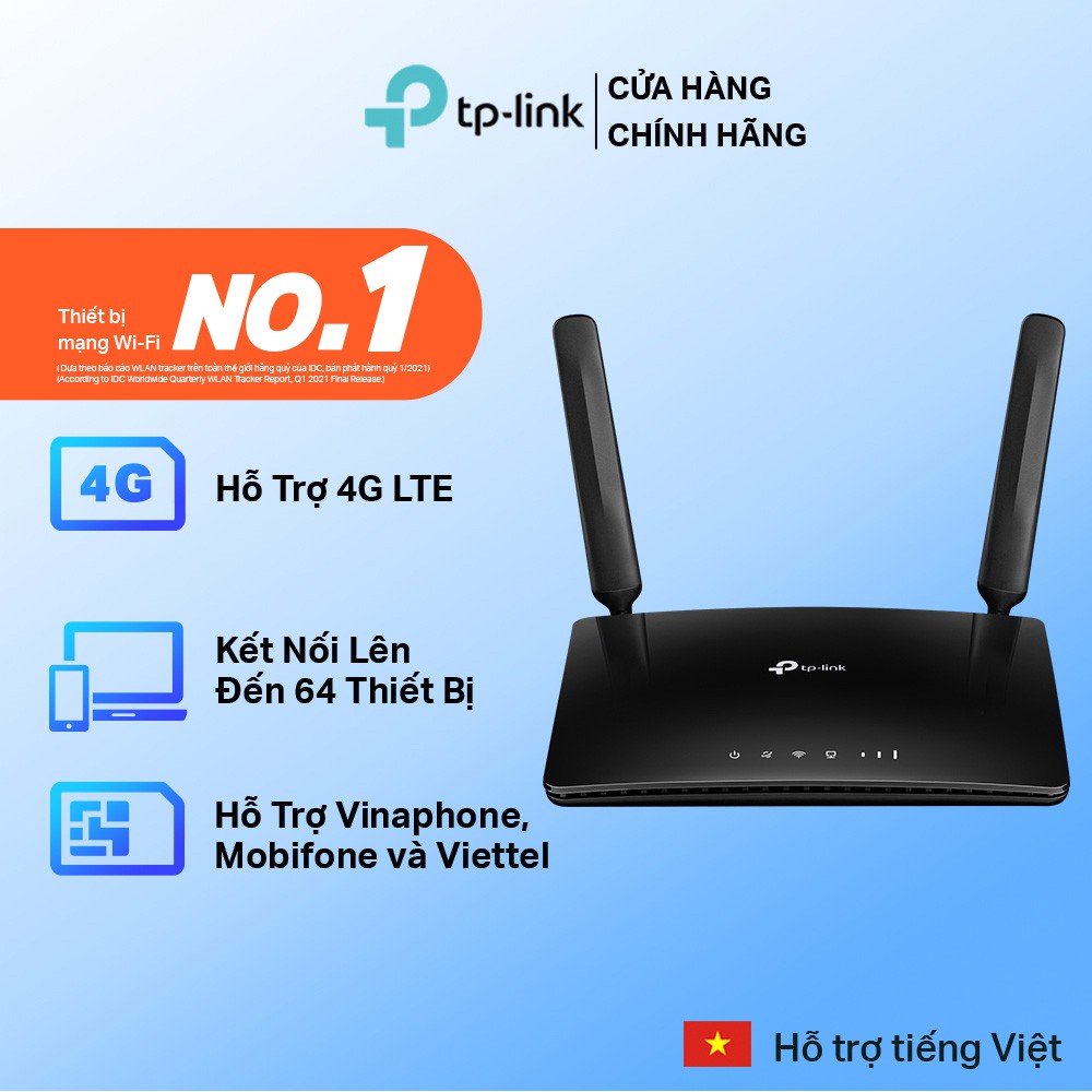 Bộ Phát Wifi Di Động 4G TP-Link Archer MR400 Băng Tần Kép AC1200