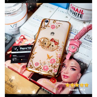 Ốp lưng Huawei Y6 II dẻo hình hoa