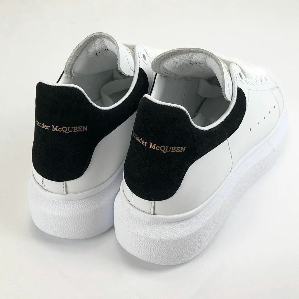 Giày Sneaker Mc Queen Trắng Giầy Mcq Nam Nữ Gót Nỉ Đen Da Cao Cấp Thoáng Khí Full Bill Box | BigBuy360 - bigbuy360.vn