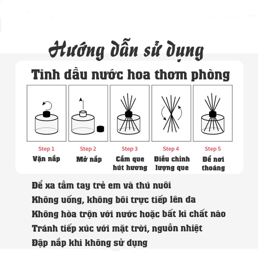 [GIÁ SỈ] Tinh Dầu Thơm Phòng Thiên Nhiên Que Gỗ Khuếch Tán 50ml - MiKiStore - Trang Trí, Khử Mùi Thanh Lọc Không Khí