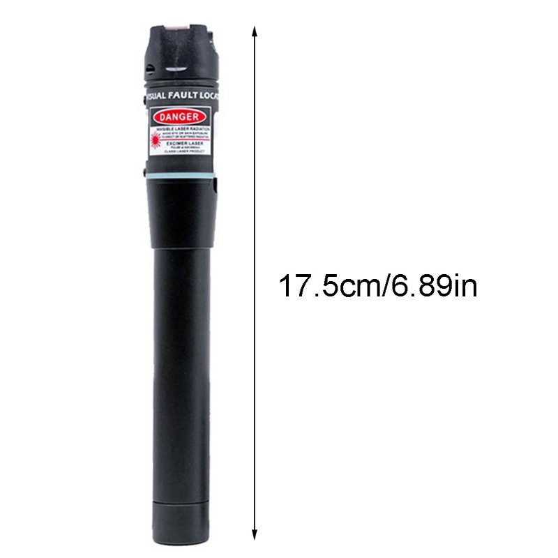 DOU 10-30Km Visual Fault Locator Fiber Optic Cable Tester Red Light Pen Type Handheld Detector Test Equipment