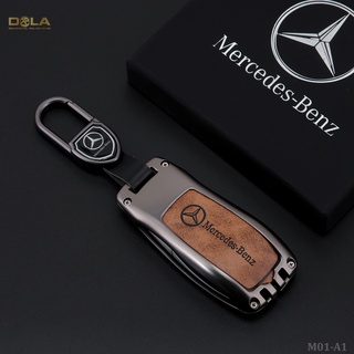 Vỏ ốp chìa khoá xe hơi, bọc chìa ô tô mercedes benz, mẹc c, e, s, glc, gle, gls m01-a1 dolashop