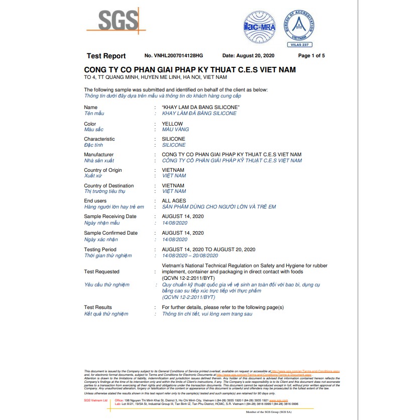 Khay đá silicon 18 viên cao cấp Silikit siêu tiện lợi, chống dính đá, độ bền cao, dễ vệ sinh