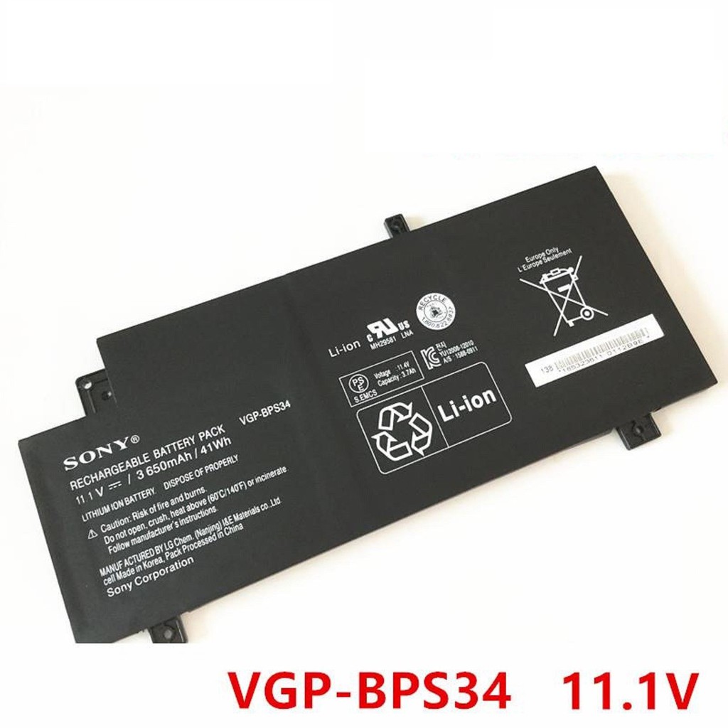 PIN - BATTERY SONY VGP-BPS34 CAM KẾT HÀNG ZIN XỊN