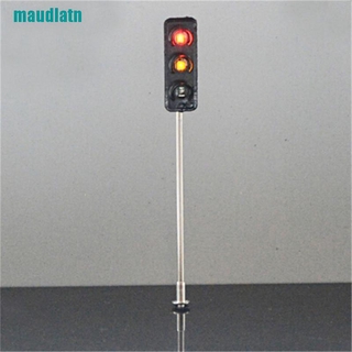 ☆Single Side HO/OO Traffic Light Signal LED Model Train Railroad Crossing Street Mini Decoration