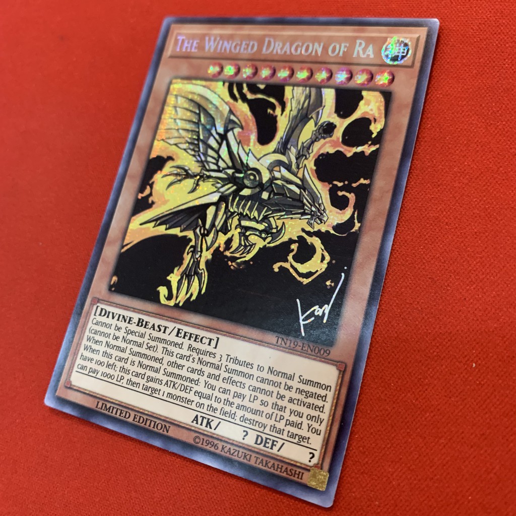 The Winged Dragon Of Ra - Secret Rare - Alternate Art