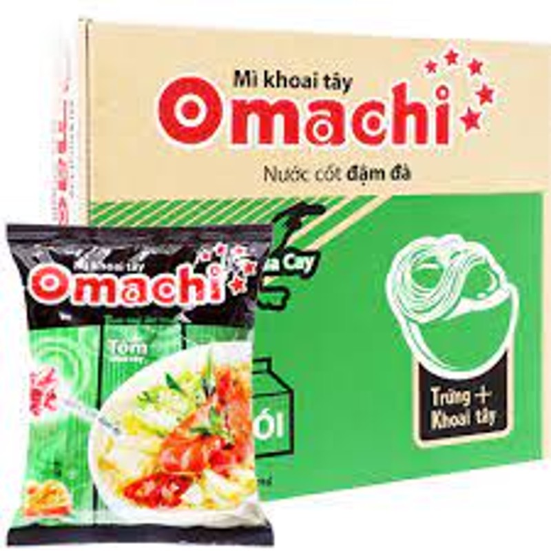 Thùng mì Omachi tôm chua cay 30 gói date mới