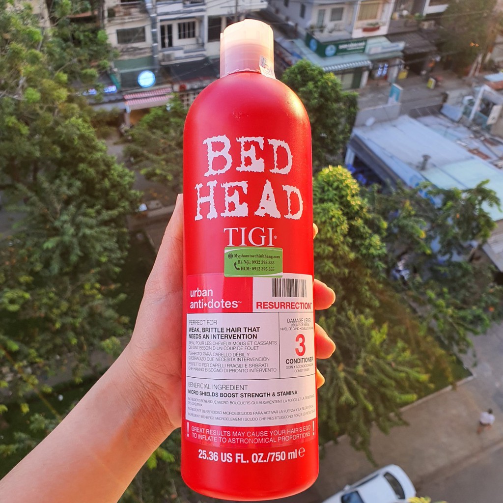 (CHÍNH HÃNG CÔNG TY 100%) LẺ DẦU GỘI HOẶC DẦU XẢ TIGI BEADHEADTÁI SINH RESURRECTION LEVEL 3 750ML