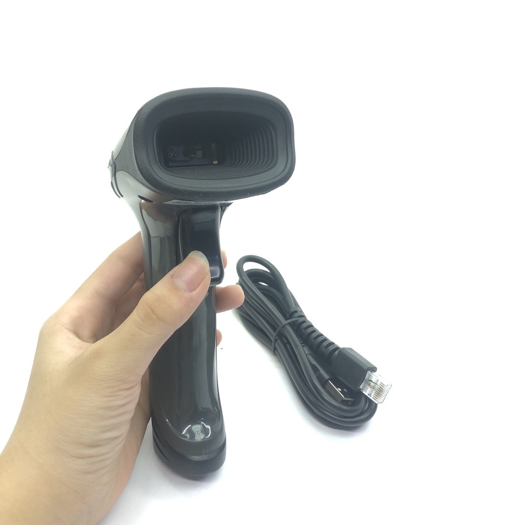 Máy quét mã vạch 2D có dây JRHC kết nối cổng USB của máy tính ( mới 100% )