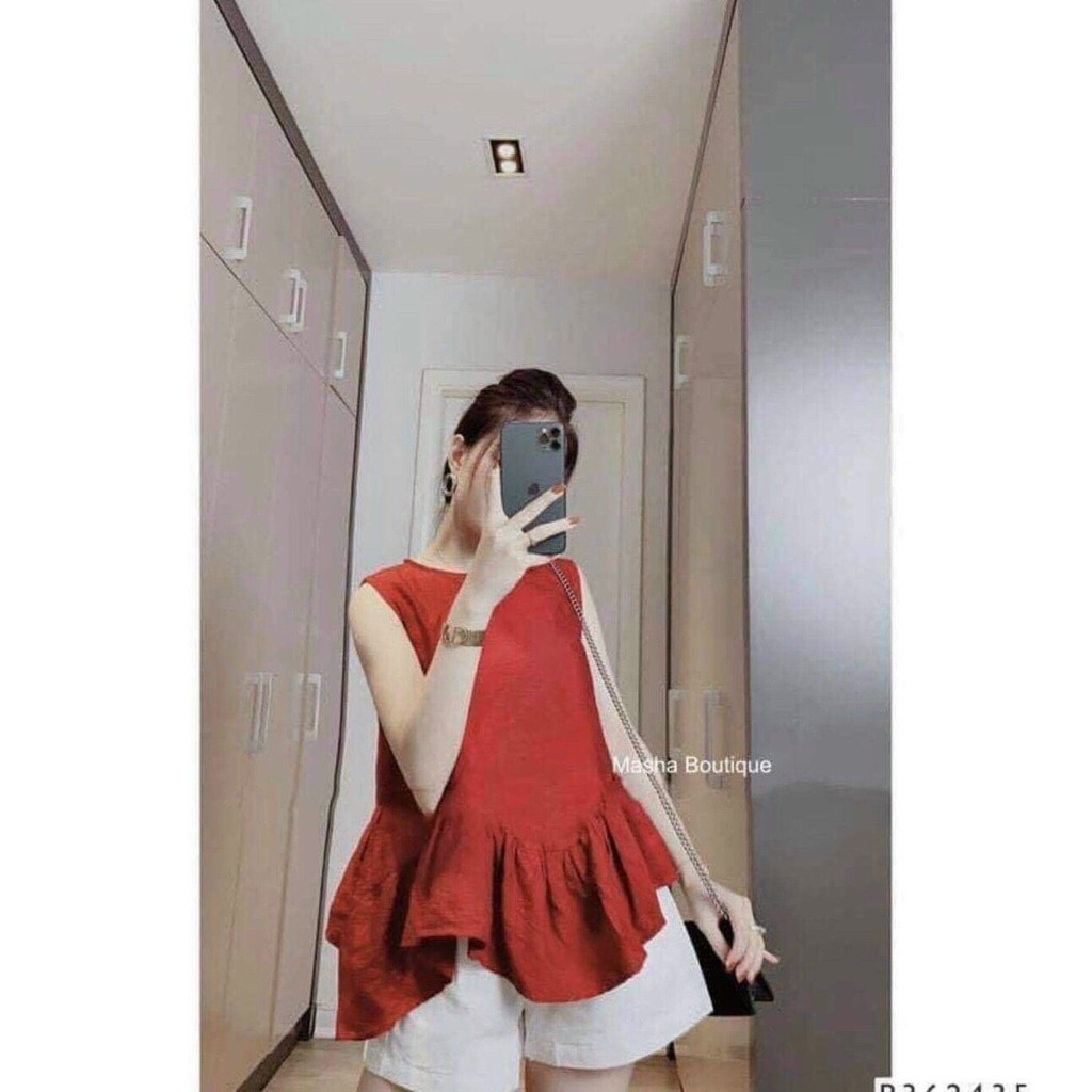 Set áo bèo form xòe và quần ngắn Rose Fashion