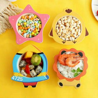 Bát ăn dặm sợi tre cao cấp dày dặn cho bé
