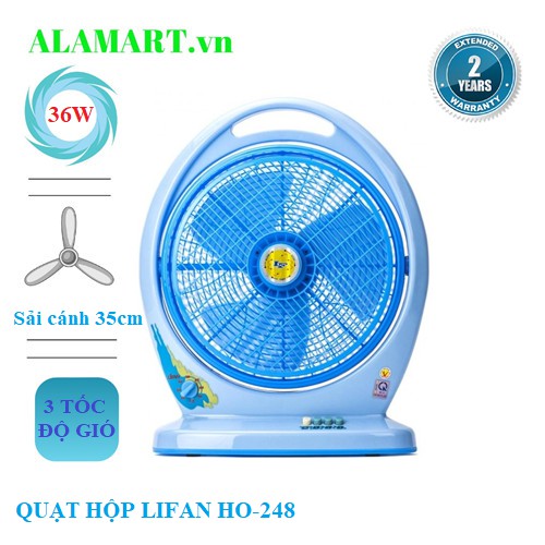 QUẠT HỘP LIFAN HO-248 hẹn giờ tắt