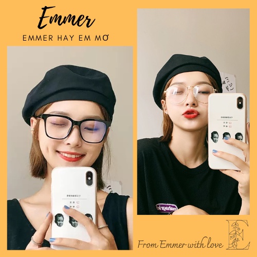 Mũ nồi nữ, nón beret newsboy chất kaki trơn, phong cách tiểu thư ulzzang Hàn Quốc, phụ kiện Emmer191