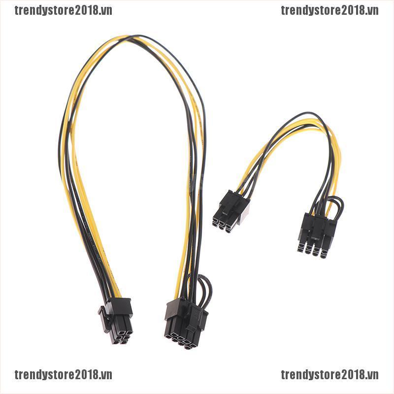 Dây Cáp Nguồn Pci Express 6pin Sang 6 + 2pin Gpu 6 Pin 8pin | BigBuy360 - bigbuy360.vn