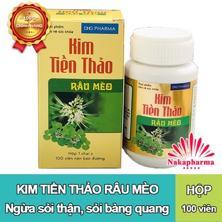Kim Tiền Thảo Râu Mèo DHG – Giúp giảm sỏi thận, sỏi bàng quang, sỏi đường tiết niệu, tiểu buốt, tiểu rắt. tăng đào thải