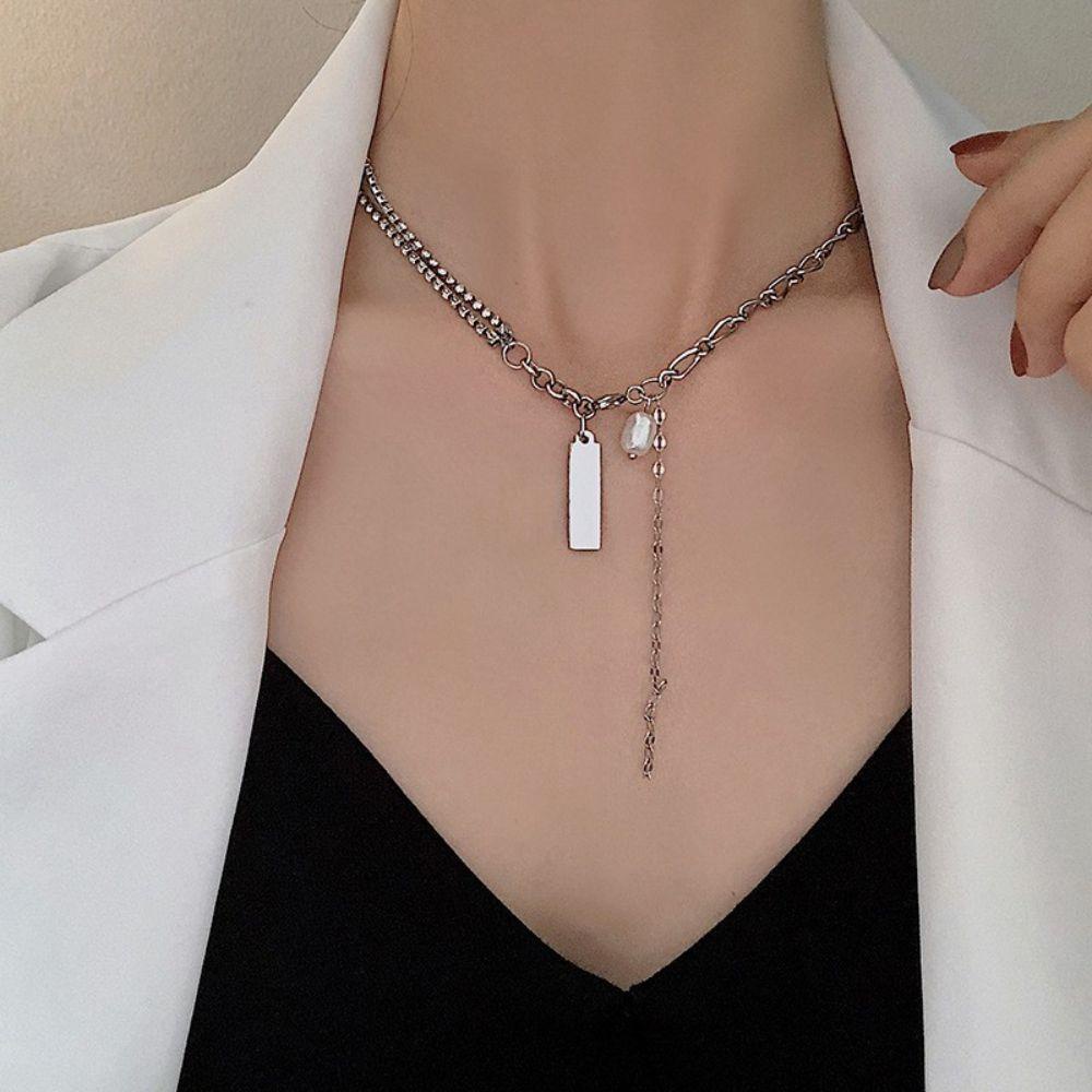 ANEMONE Vòng cổ Đính Đá Phong Cách Gothic Thời Trang Cho Nữ