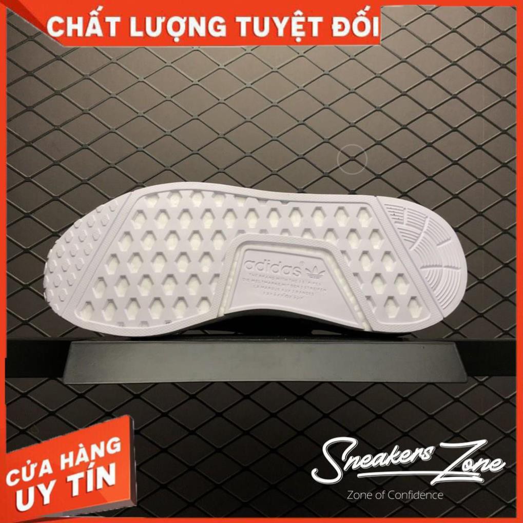 (FREE SHIP + HỘP + QUÀ) Giày thể thao NMD Human Racen OFF WHITE trắng chữ đen siêu đẹp cho nam và nữ