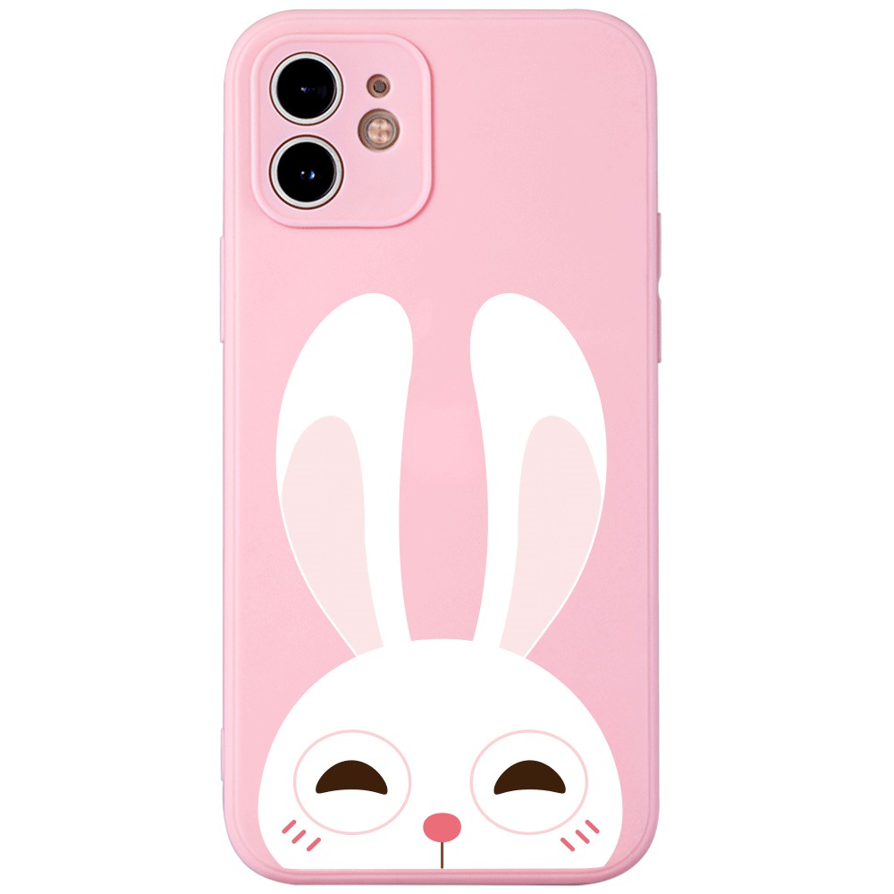 XYTC Cartoon Thỏ dễ thương Vỏ iPhone Ốp lưng Điện thoại Di động Ốp lưng Silicone Bảo vệ Ốp lưng Điện thoại Di động iPhone 6 / 6s 6p / 6sPlus 7 / 7plus 8 / 8plus iPhone Xr X / Xs XsMax 11/12 Pro Max iPhone Case DBA324