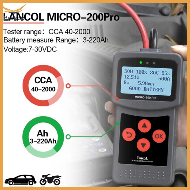 Thiết Bị Phân Tích Pin Xe Hơi Micro-200 Pro 12v 3-220ah