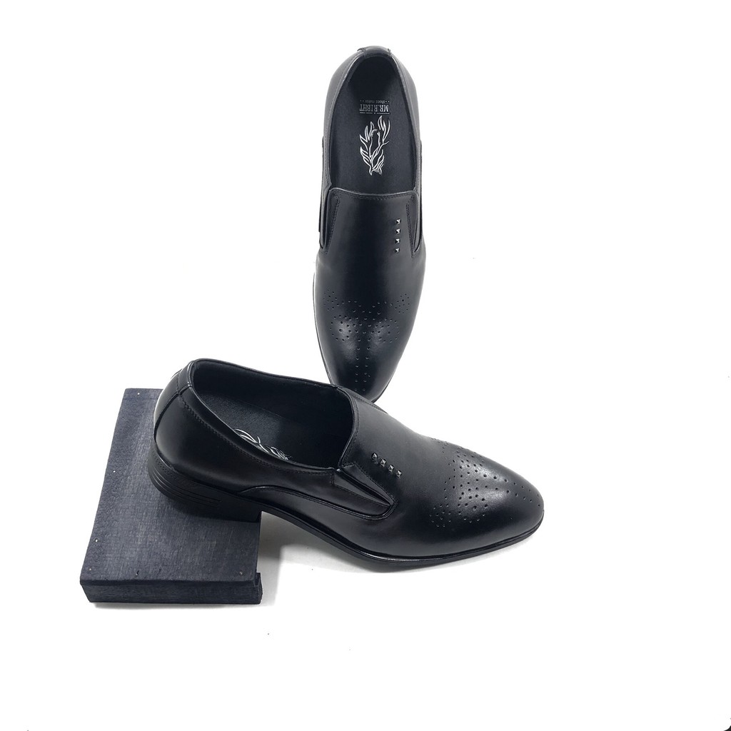 [BẢO HÀNH 1 NĂM] G211 là mẫu giày da bò nam cao cấp ,đế cao 4cm được làm bằng cao su nên cực êm. | BigBuy360 - bigbuy360.vn