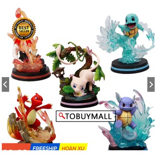 Mô hình PoPokemom trọn bộ 5 con rõ nét đẹp
