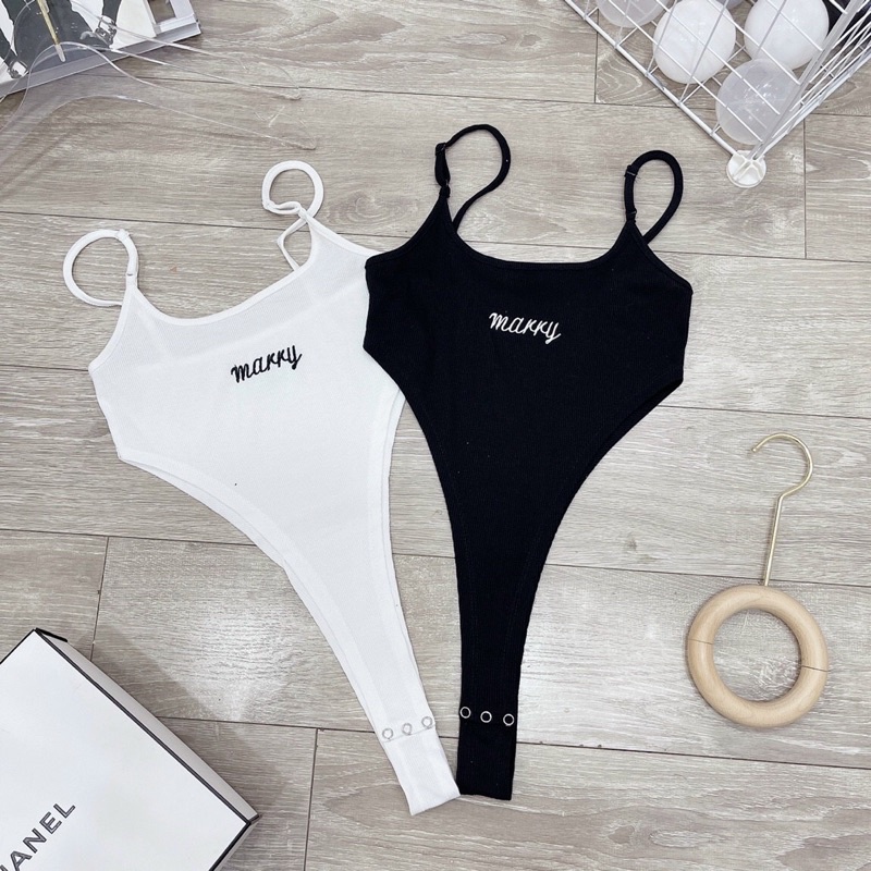 ☜♂۞Áo bodysuit nữ hai dây hở lưng, liền thân ôm body tôn dáng - chất liệu mềm mại. | BigBuy360 - bigbuy360.vn
