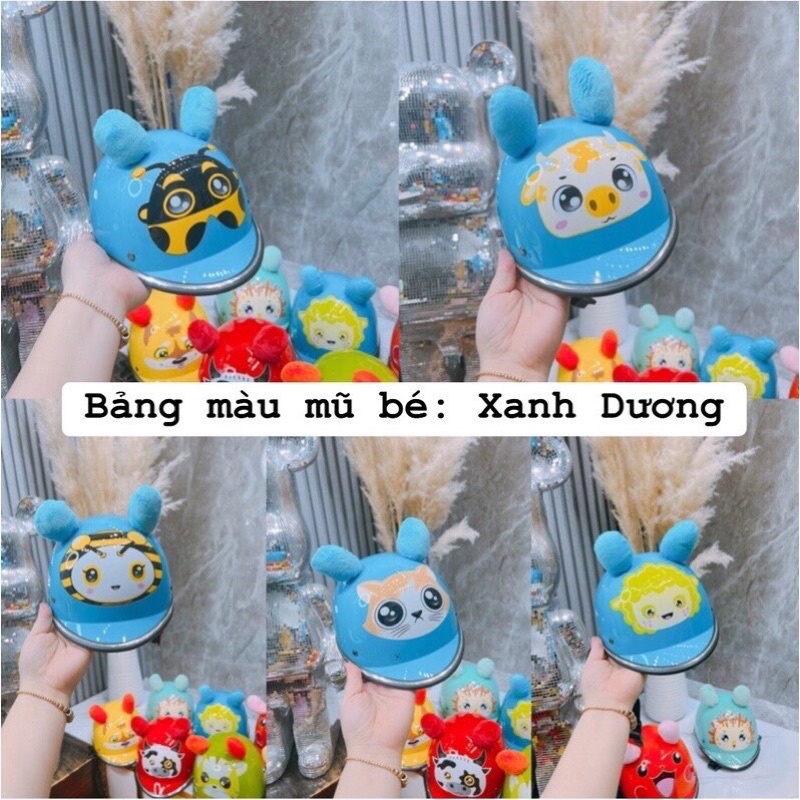 Nón Bảo Hiểm Cho Bé SIDOMI Từ 1-4 Tuổi Siêu Nhẹ. Nón bảo hiểm cute cho trẻ em