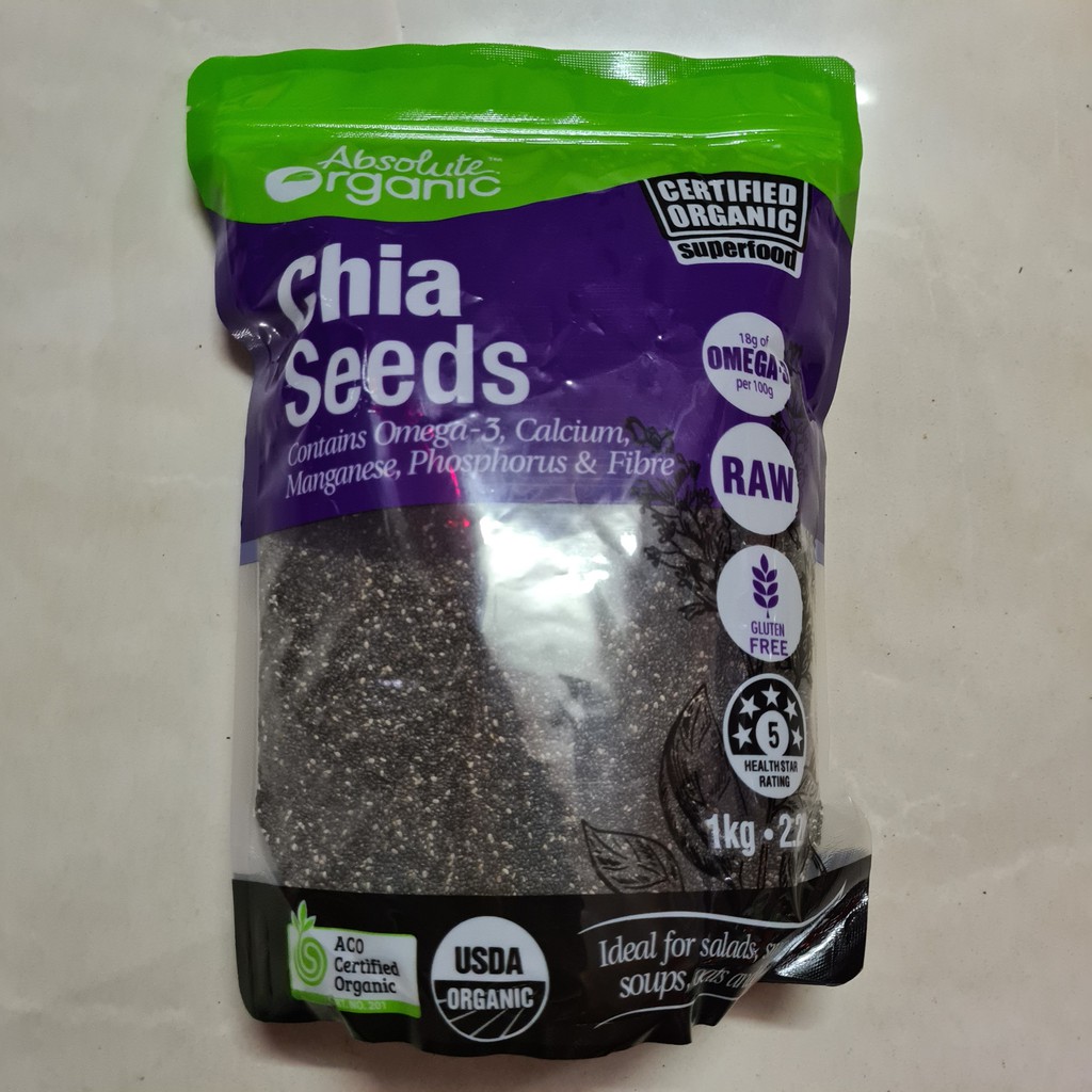 Hạt Chia Seeds Úc (gói 1kg)