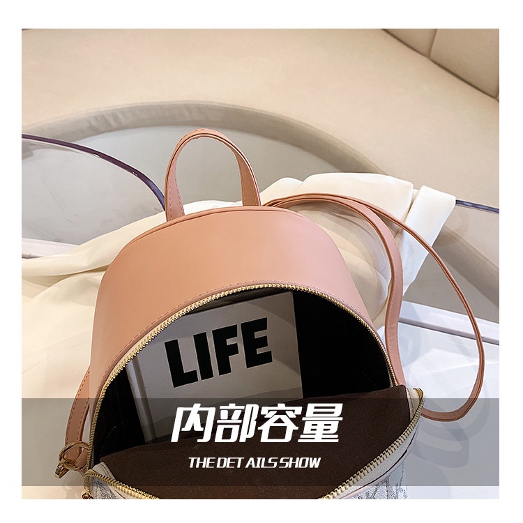 Balo JASMIN NOIR da PU in chữ thời trang cho nữ
