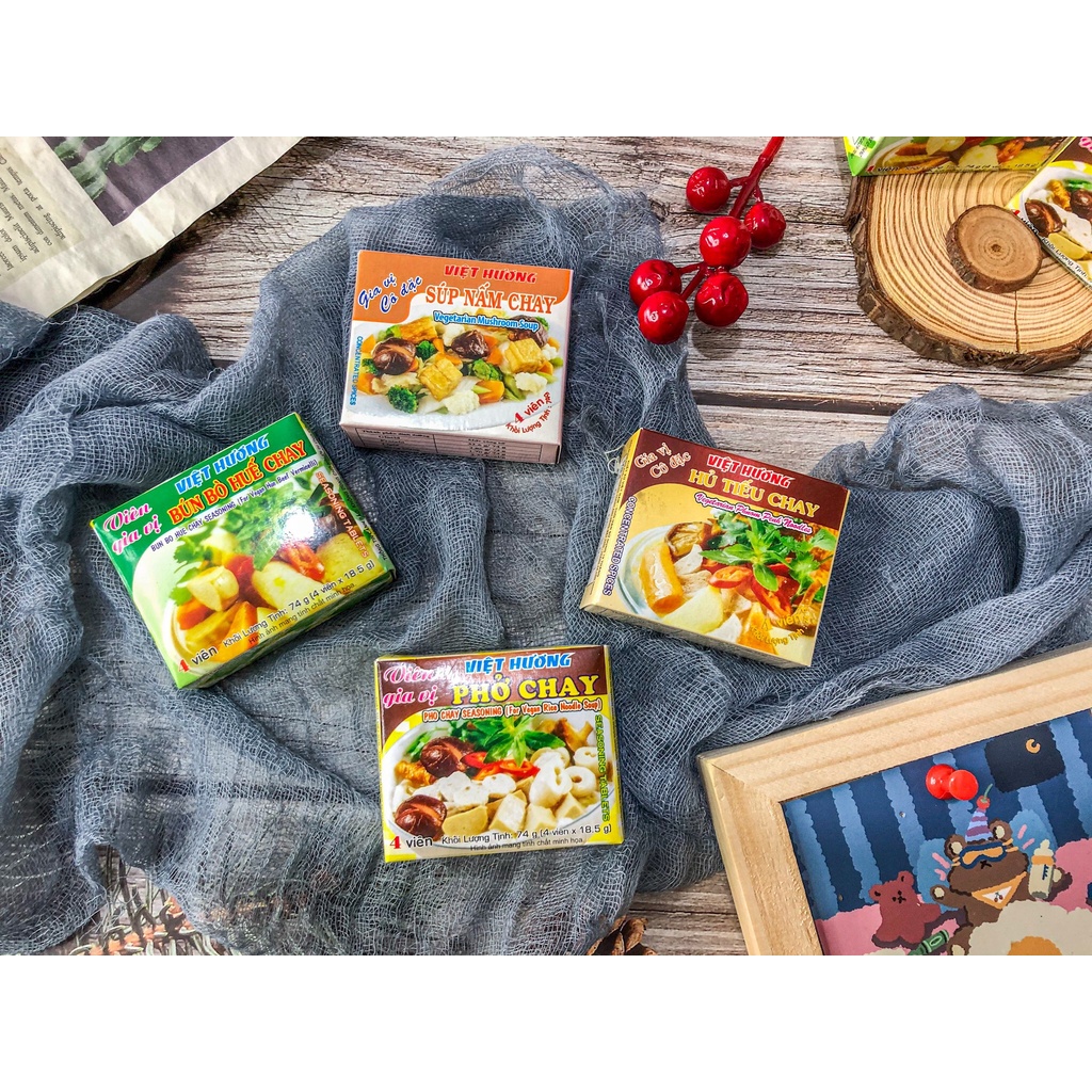 “Gia Vị Cô Đặc Chay Phở -Bún Bò- Bún Riêu -Súp Nấm” Thực Phẩm Chay