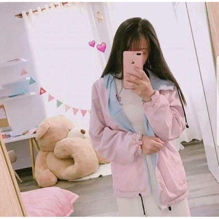 Áo khoác Ulzzang mặc được hai kiểu