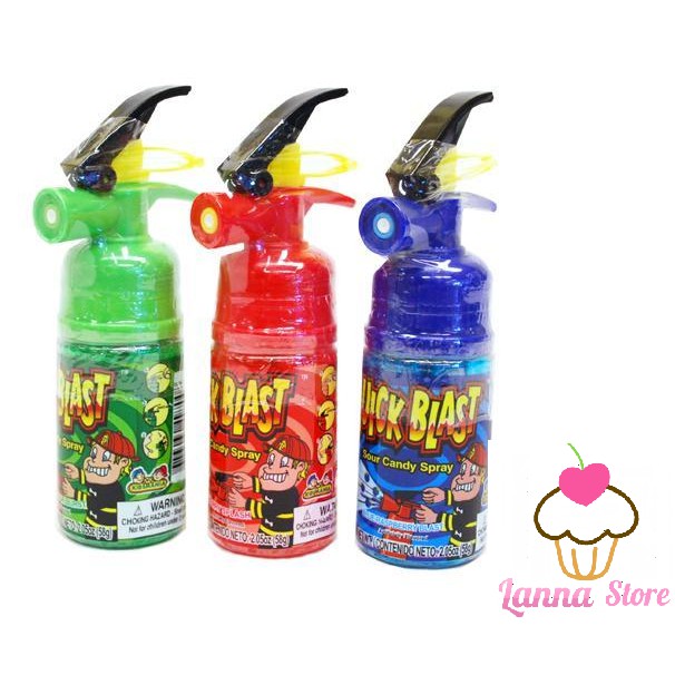 Kẹo xịt chua bình cứu hỏa Quick Blast 58g - Mỹ