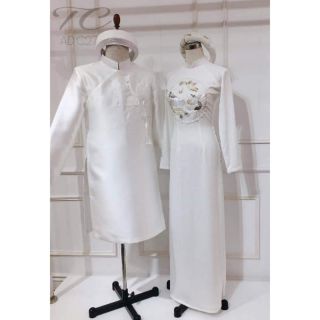 Áo dài cặp cho cô dâu, chú rể
