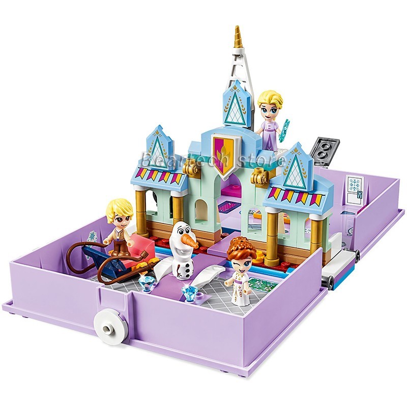Bộ đồ chơi lắp ráp Lego 43175 Anna And Elsa's Storybook Adventures Disney's Frozen