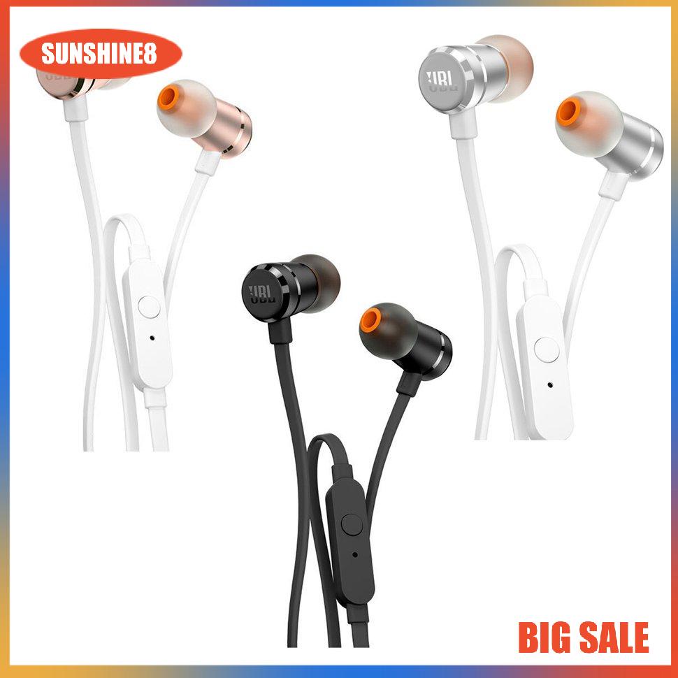 【SUN】JBL T290 In-ear Gaming Sports Music Earphones Wired Stereo Earphones