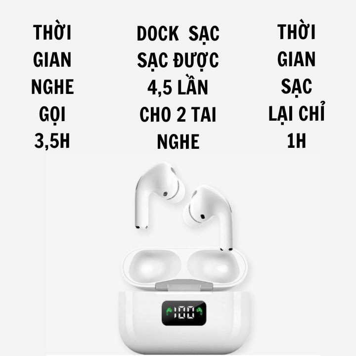 Tai Nghe Bluetooth Inpods Pro Led Bản Nâng Cấp Nghe Hay Hiển Thị Pin Sang Trọng | BigBuy360 - bigbuy360.vn