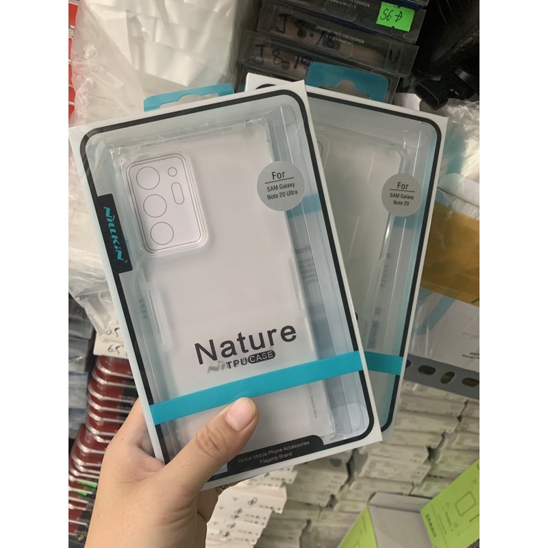 Ốp lưng dẻo silicon Samsung Note 20, Note 20U inch hiệu Nillkin Nature TPU mỏng 0.6mm, chống trầy xước - Hàng chính hãng