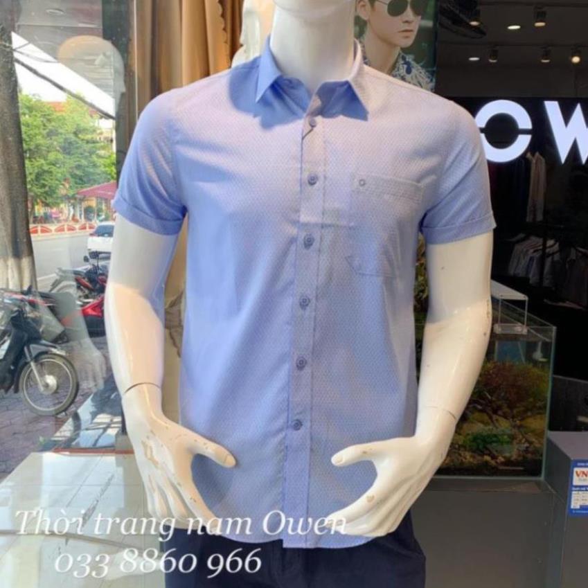 Sale Chính Hãng OWEN - Aó sơ mi ngắn tay Owen chất sợi tre REGULAR FIT 20127 hot 🌺 neww * ! $ % $ !