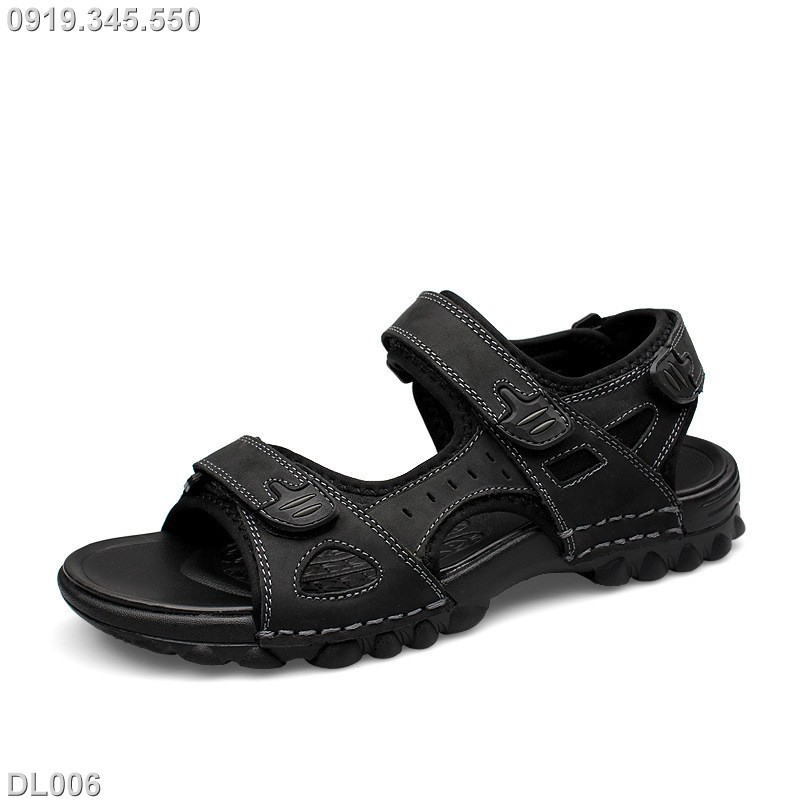 Giày sandal, dép lê quai ngang nam big size cỡ lớn 44 45 46 47 48