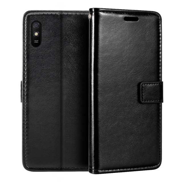 Ốp Lưng Điện Thoại Dạng Ví Da Lật Dành Cho Xiaomi Redmi 9 9A 9AT 9C NFC 9T