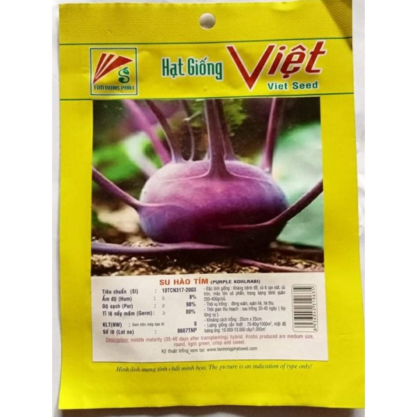 HẠT GIỐNG SU HÀO TÍM