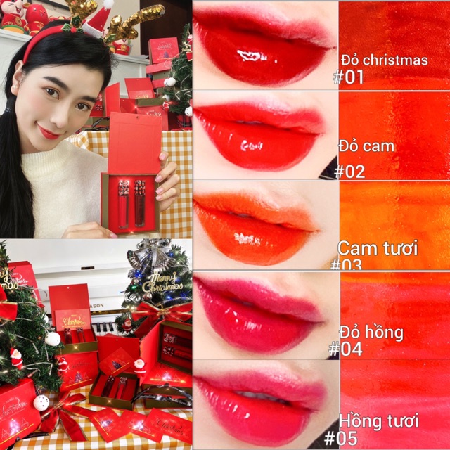 Son dưỡng có màu 💄Combo 2 màu son Lucky Lipstick Organic🍃Son thiên nhiên- Son không chì-son bóng